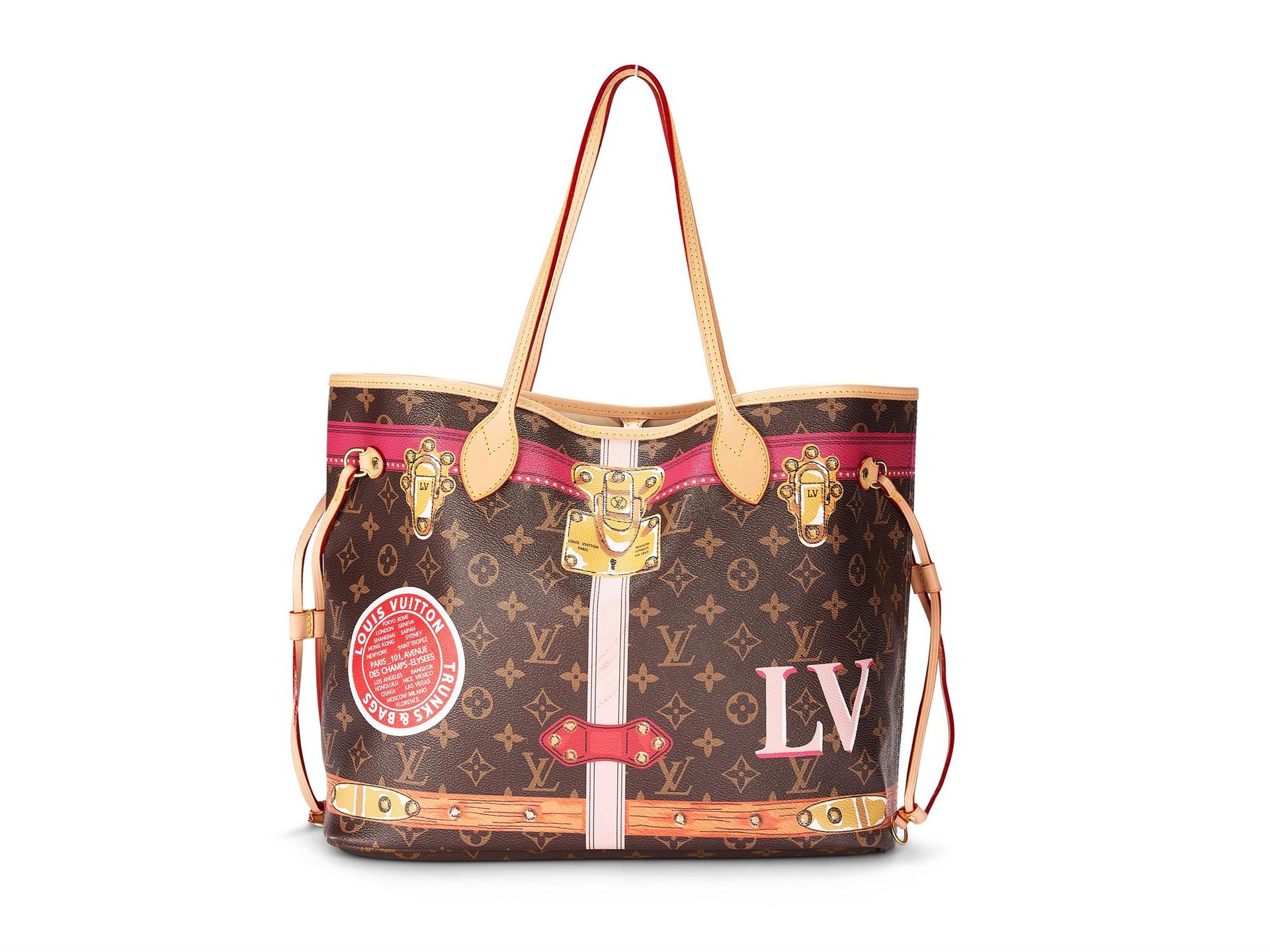 Louis Vuitton, Capsule Collection, Neverfull, a Monogram coated canvas tote bag &hellip;
