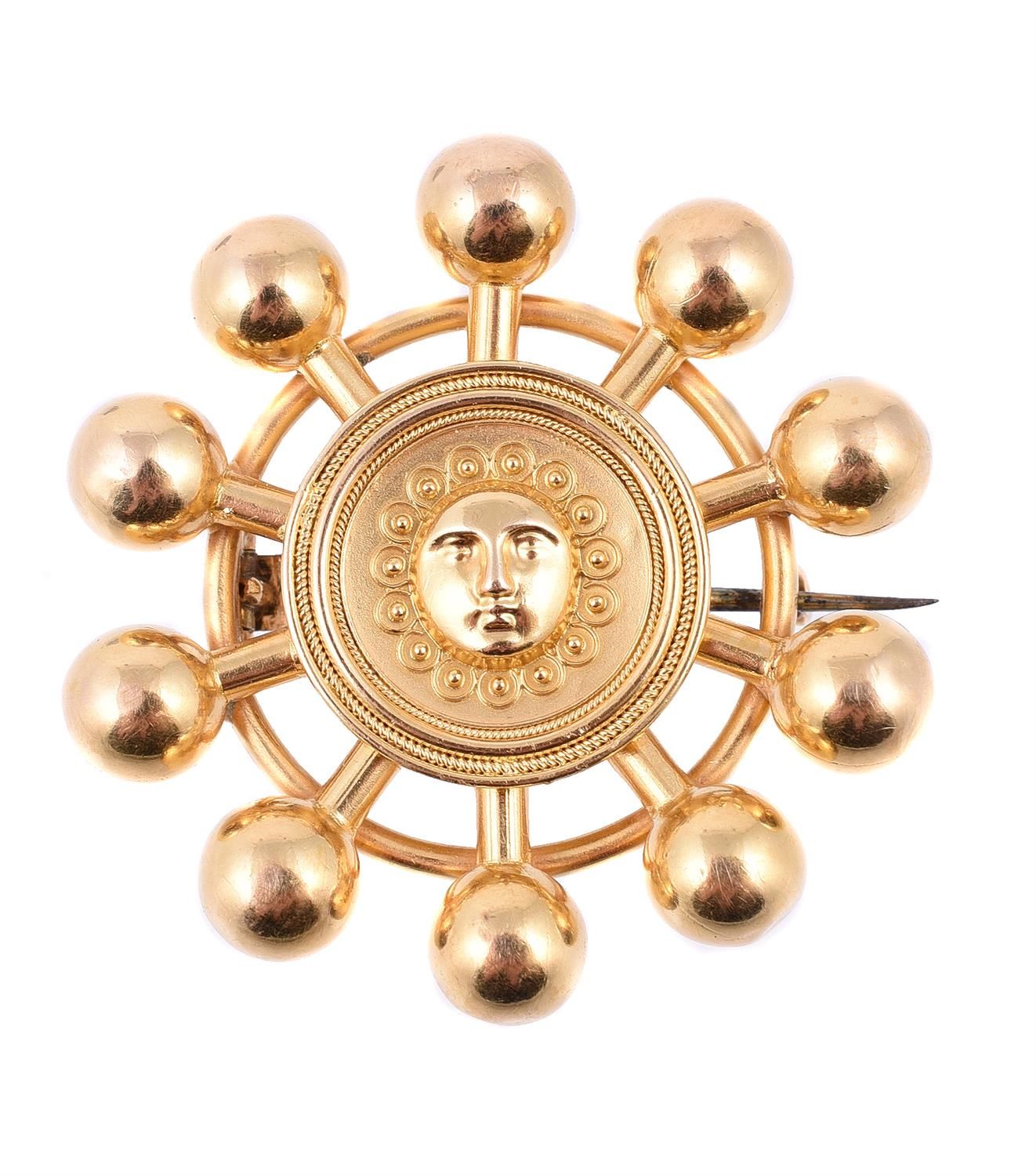 A mid Victorian Archaeological revival brooch A mid Victorian Archaeological rev&hellip;