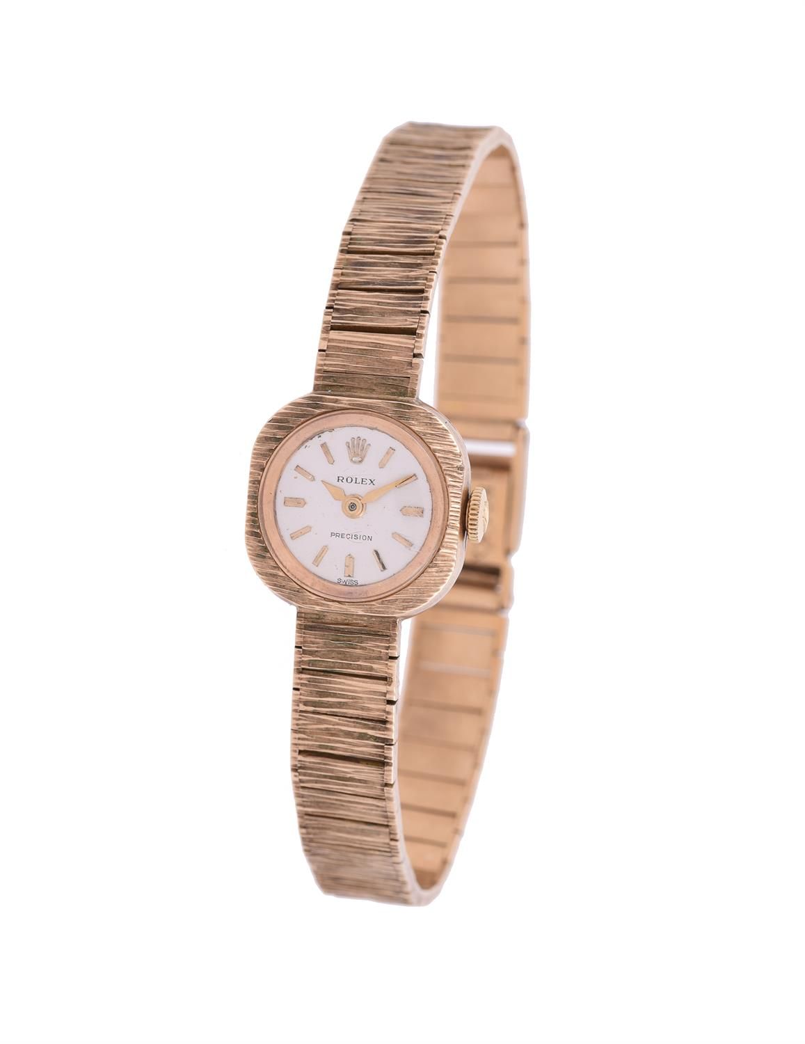 Rolex, Precision, Lady's 9 carat gold bracelet watch Rolex, Precision, Damenuhr &hellip;