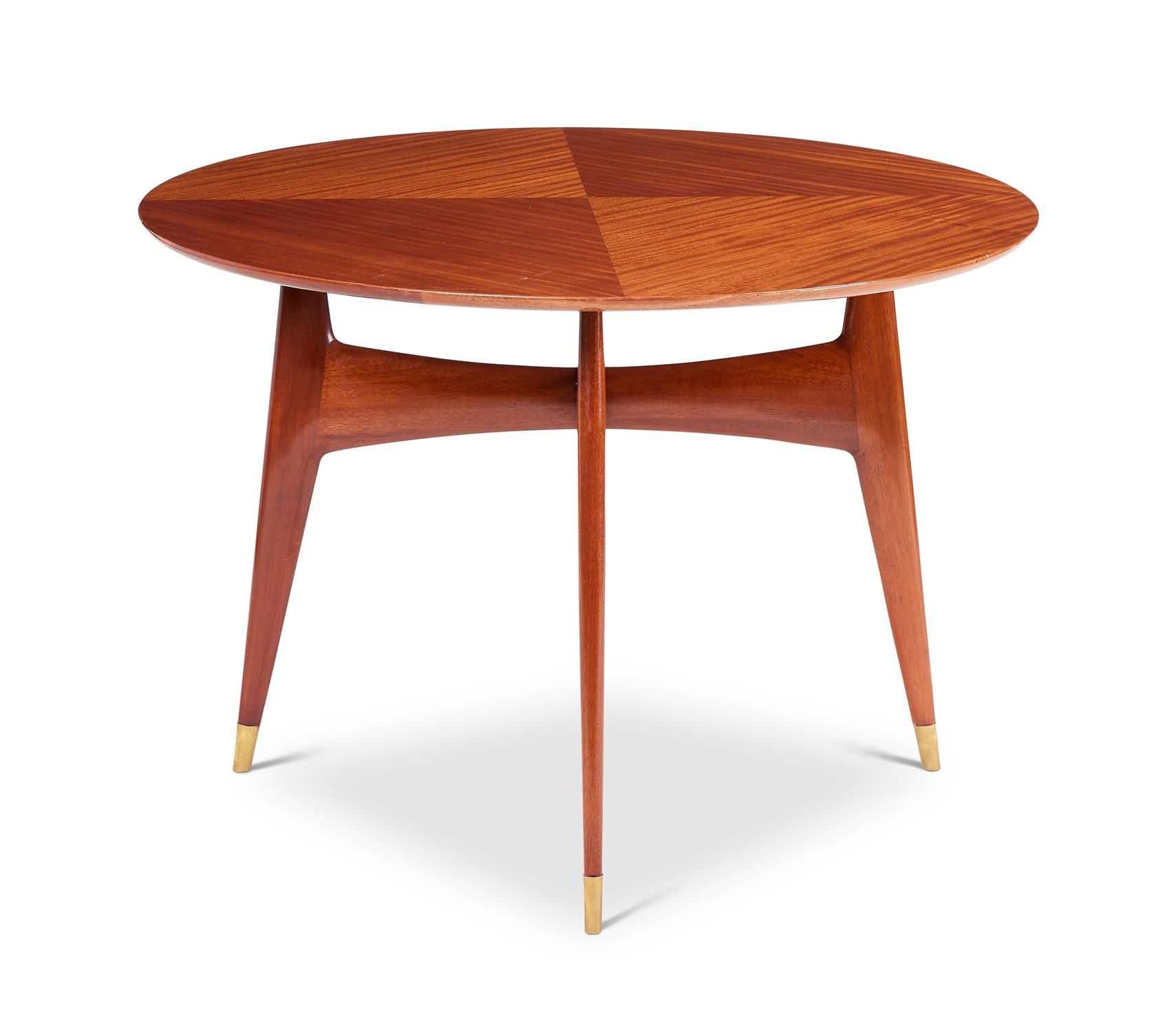 A MAHOGANY AND BEECH CENTRE TABLE ATTRIBUTED TO GIO PONTI, CIRCA 1950s TABLE DE &hellip;
