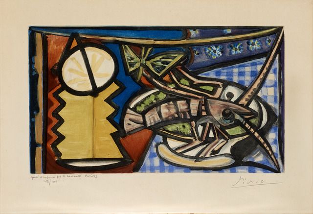 Pablo PICASSO (1881-1973) d'après 
巴勃罗-皮卡索(1881-1973)之后 





龙虾》（The Lobster）。
&hellip;