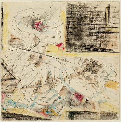 Roberto MATTA (1911-2002) 
罗伯托-马塔 (1911-2002)





无题。




纸上彩色铅笔和水粉画，约1951年，背面有&hellip;