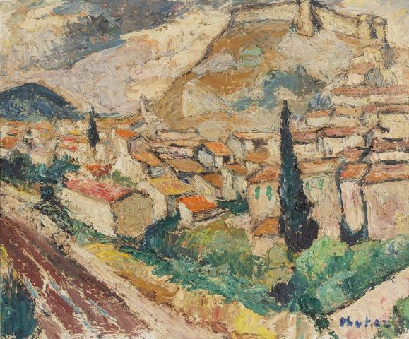 Mela MUTER (1876-1967) 
梅拉-穆特(1876-1967)





位于维伦纽夫-莱斯-阿维尼翁的圣安德烈堡。



板上油彩。



&hellip;