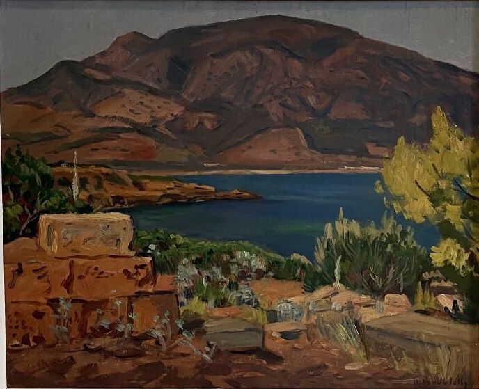 Maurice BOUVIOLLE (1893-1971) Paysage orientaliste.

Huile sur toile, signée en &hellip;