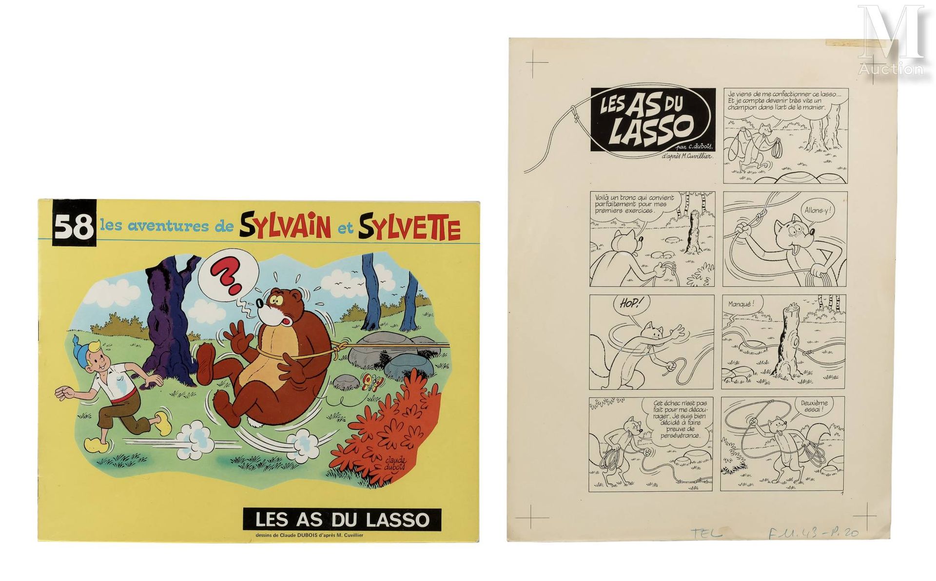 DUBOIS, Claude (1934-2022) Sylvain & Sylvette - Nouvelle série Fleurette - Album&hellip;