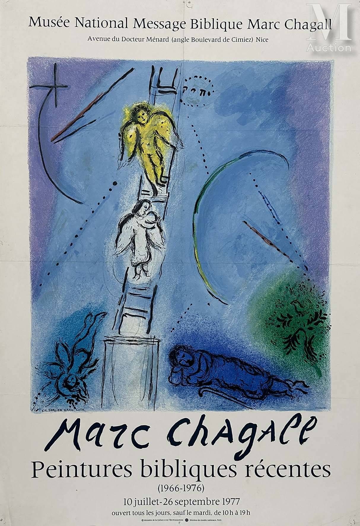 CHAGALL MARC Chagall Marc Chagall Peintures Bibliques Récentes 1977 Musée Nation&hellip;