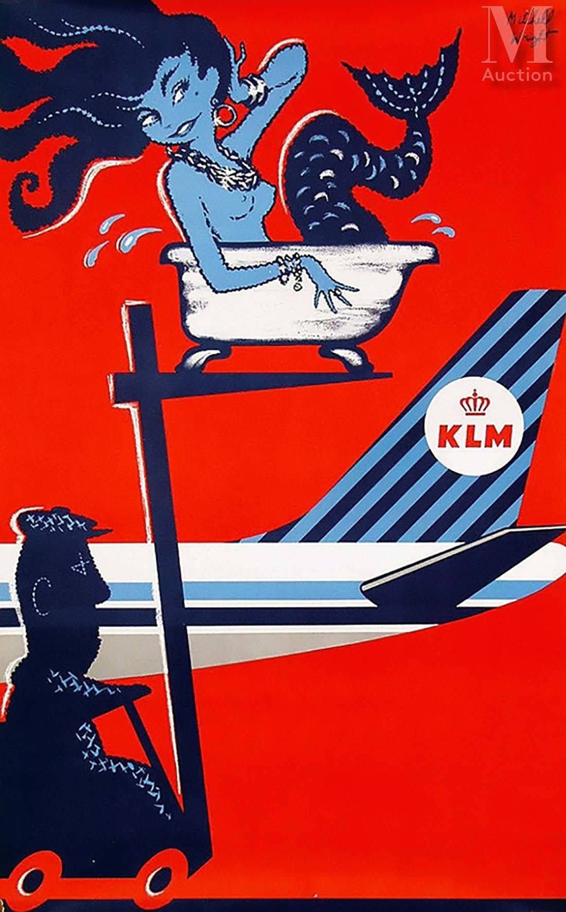 WRIGHT MITCHELL KLM Royal Dutch Airlines ( affiche rouge )
KLM Royal Dutch Airli&hellip;
