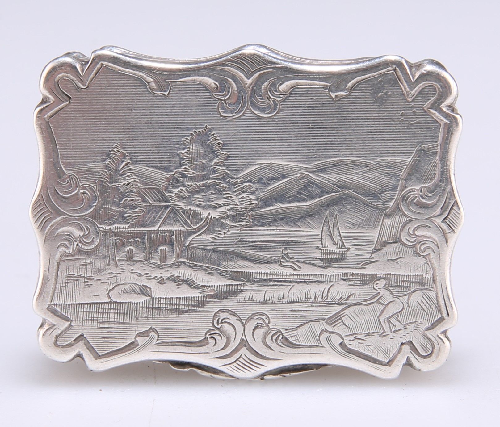Null A VICTORIAN SILVER VINAIGRETTE, by Nathaniel Mills, Birmingham, date letter&hellip;