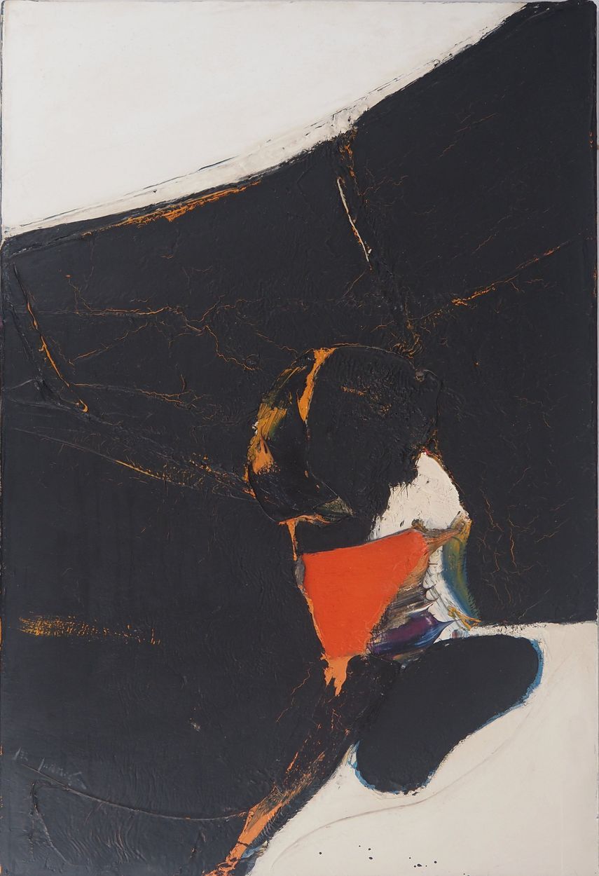 Jan Meyer Jan Meyer (Jan MEIJER 1927 - 1995, dit)
Abstraction en noir et rouge, &hellip;