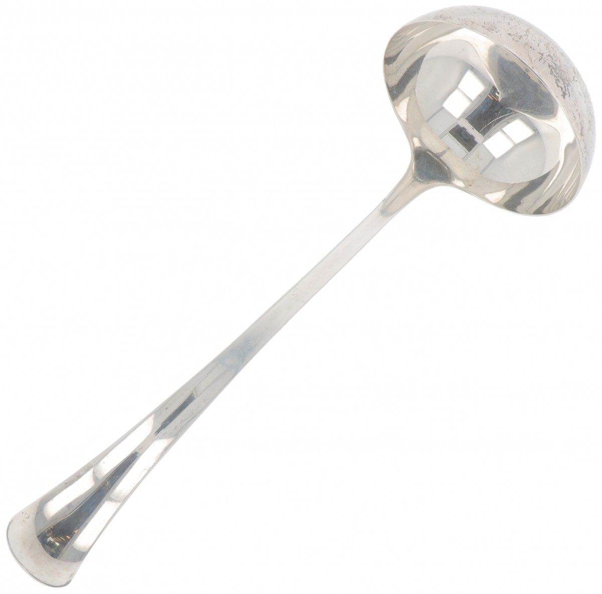 Soup ladle "Haags lofje" silver. "Haags lofje". The Netherlands, Zeist, Gerritse&hellip;