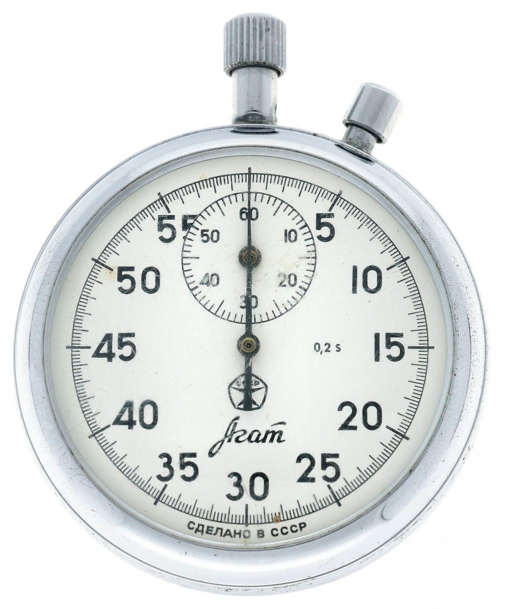 CCCP stopwatch appr. 1970. 表壳: 钢 - 手动上链 - 状态: 好 - 直径: 55 mm - 有机玻璃 - 估计价值: € 10 &hellip;