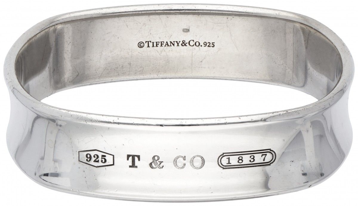 Silver Tiffany & Co. Bangle bracelet - 925/1000. Poinçons : © Tiffany & Co, 925,&hellip;