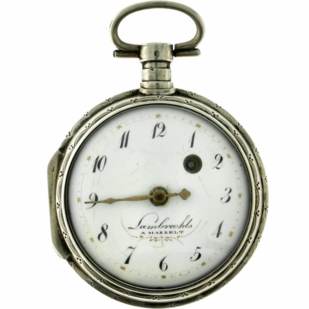 Lambrechts - Men's Pocket Watch - appr. 1850. Boîtier : argent (925/1000) - remo&hellip;