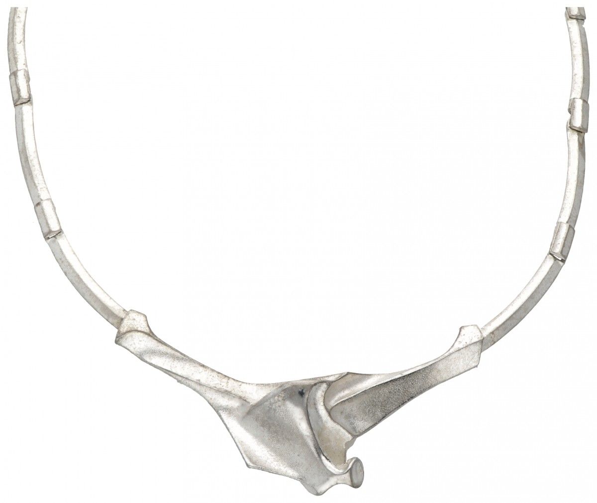Björn Weckström for Lapponia silver design necklace - 925/1000. Poinçons : 925, &hellip;