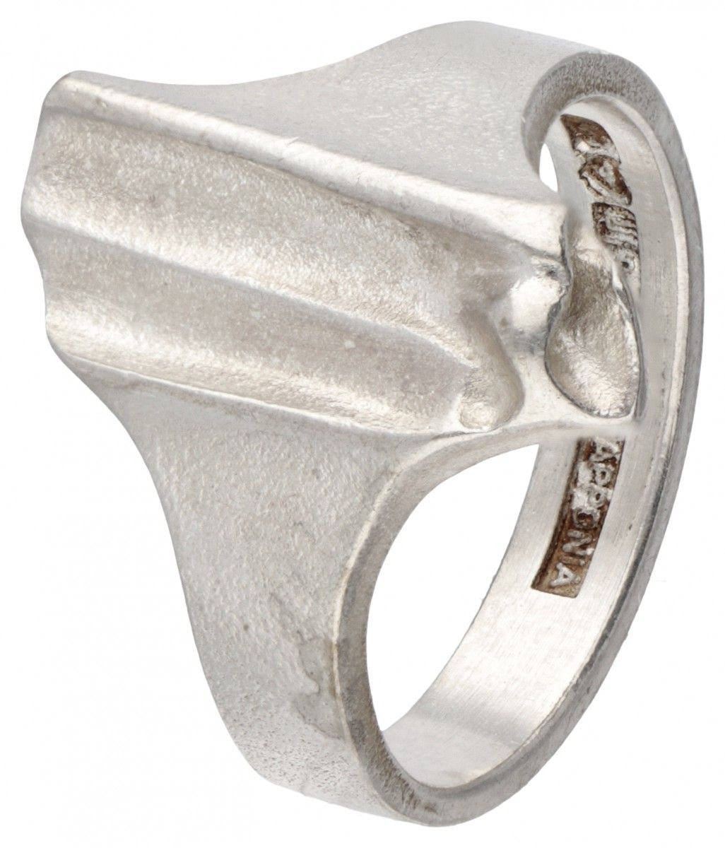 Björn Weckström for Lapponia silver design ring - 925/1000. 印记：925，芬兰国家标志，拉波尼亚标志&hellip;