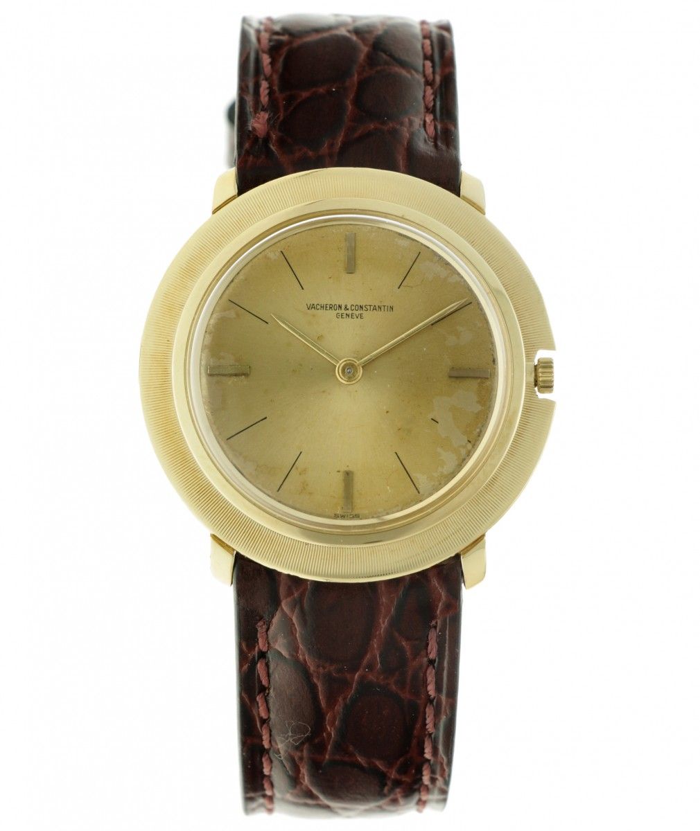Vacheron & Constantin 6335 - Men's watch - apprx. 1960. 表壳: 黄金（18K） - 表带: 真皮 - 手&hellip;