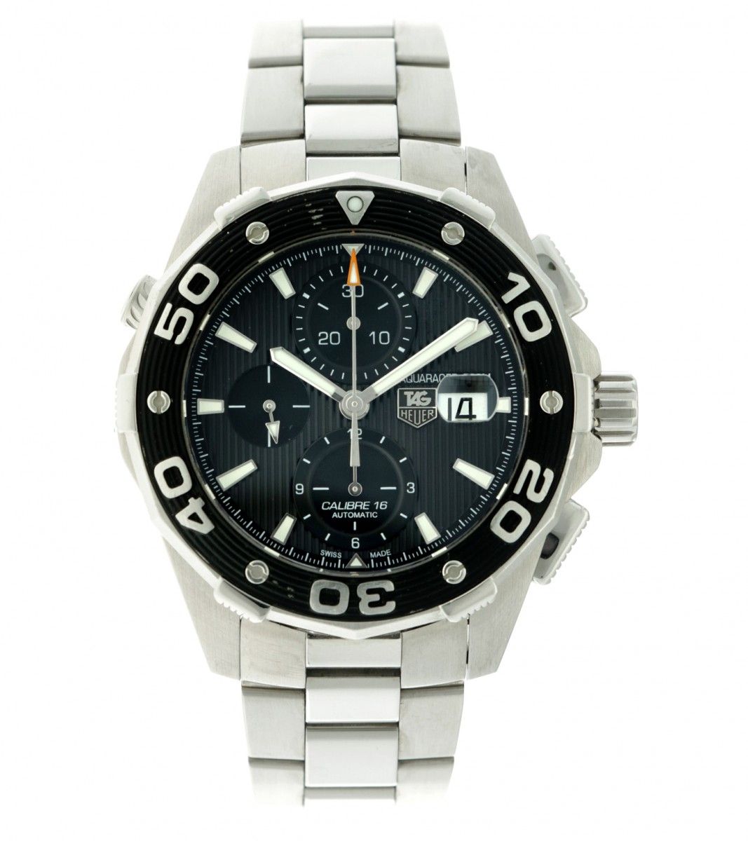 Tag Heuer Aquaracer 500m CAJ2110 - Men's watch 2011. 表壳: 钢 - 表带: 钢 - 自动机 - 全套 - &hellip;