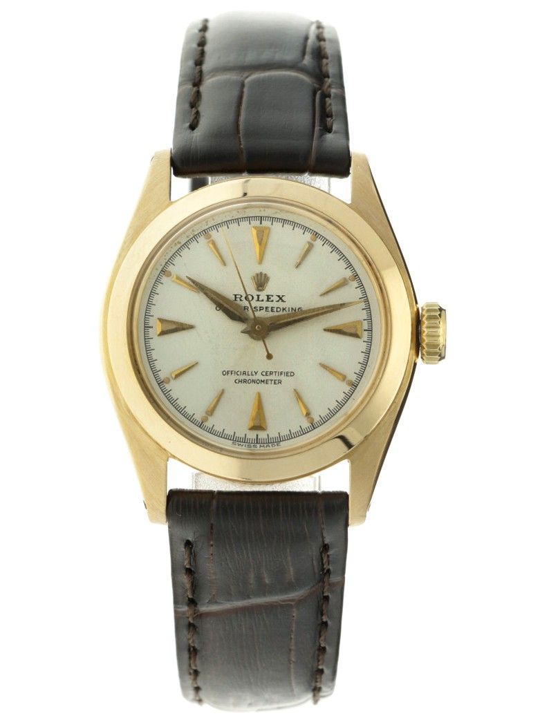 Rolex Oyster Speedking 6020 - Men's watch - apprx. 1951. Case: yellow gold (18 k&hellip;