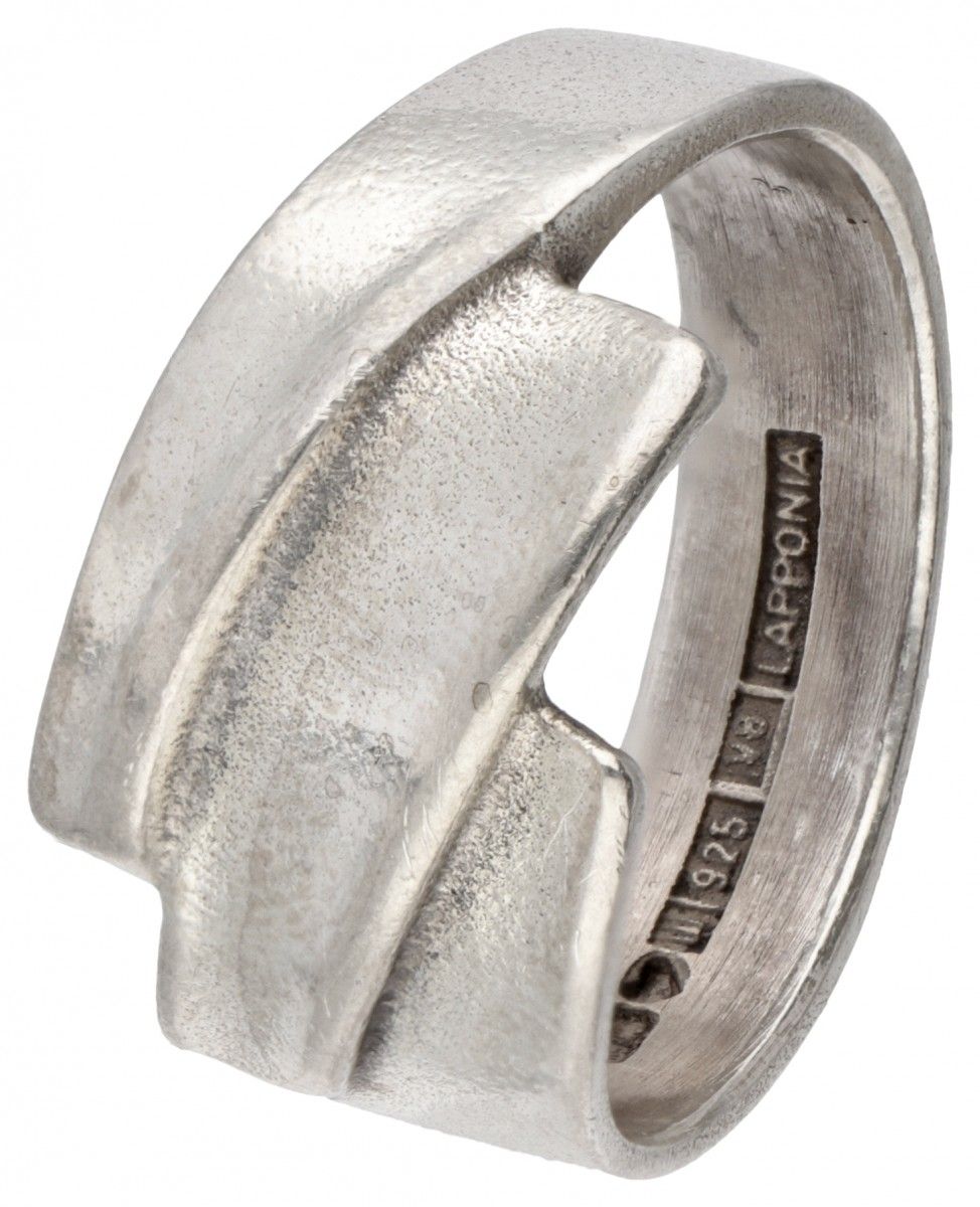 Zoltan Popovits for Lapponia silver 'Electra' ring - 925/1000. 印记：925，芬兰国家标志，拉波尼&hellip;