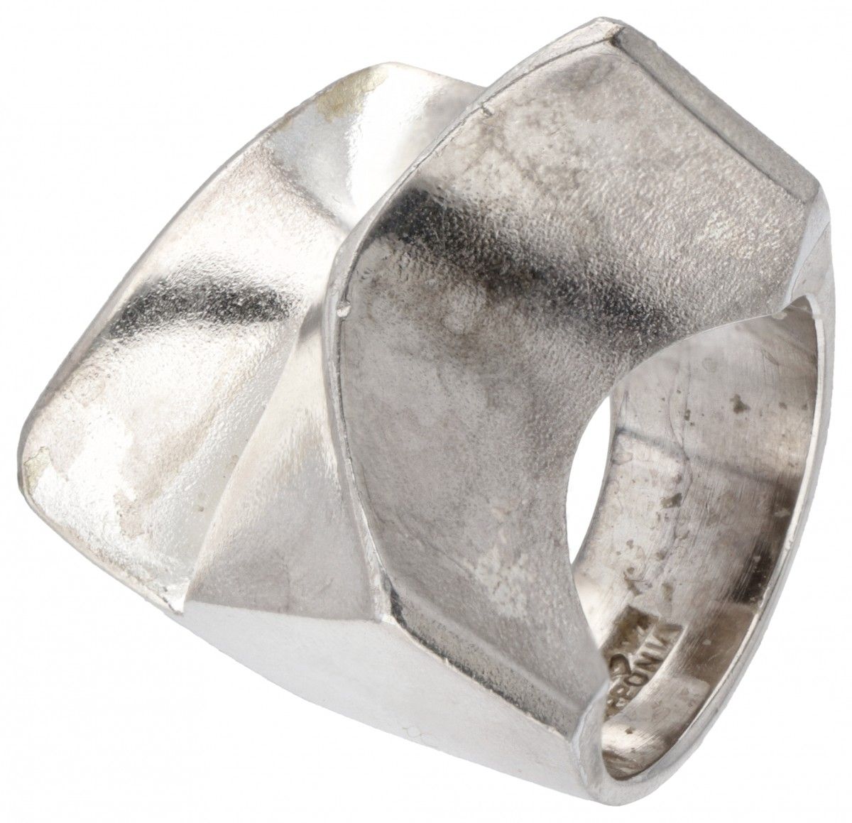 Björn Weckström for Lapponia silver 'Carina' ring - 925/1000. Poinçons : Marque &hellip;