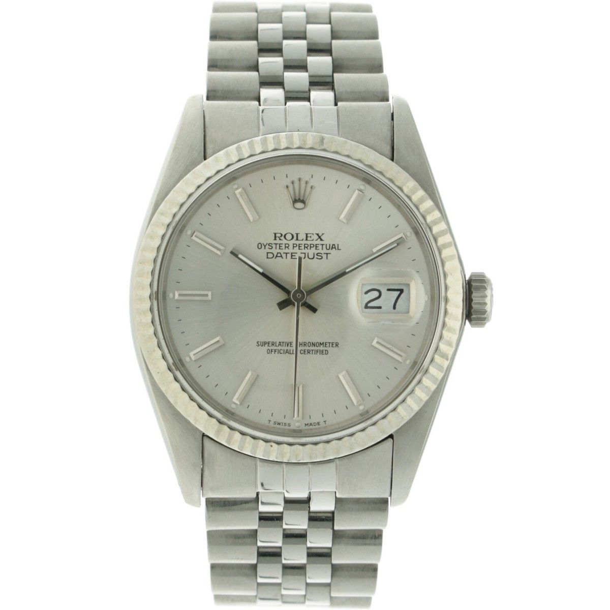 Rolex Datejust 16014 - Men's watch - apprx. 1988. Case: steel - bracelet: steel &hellip;