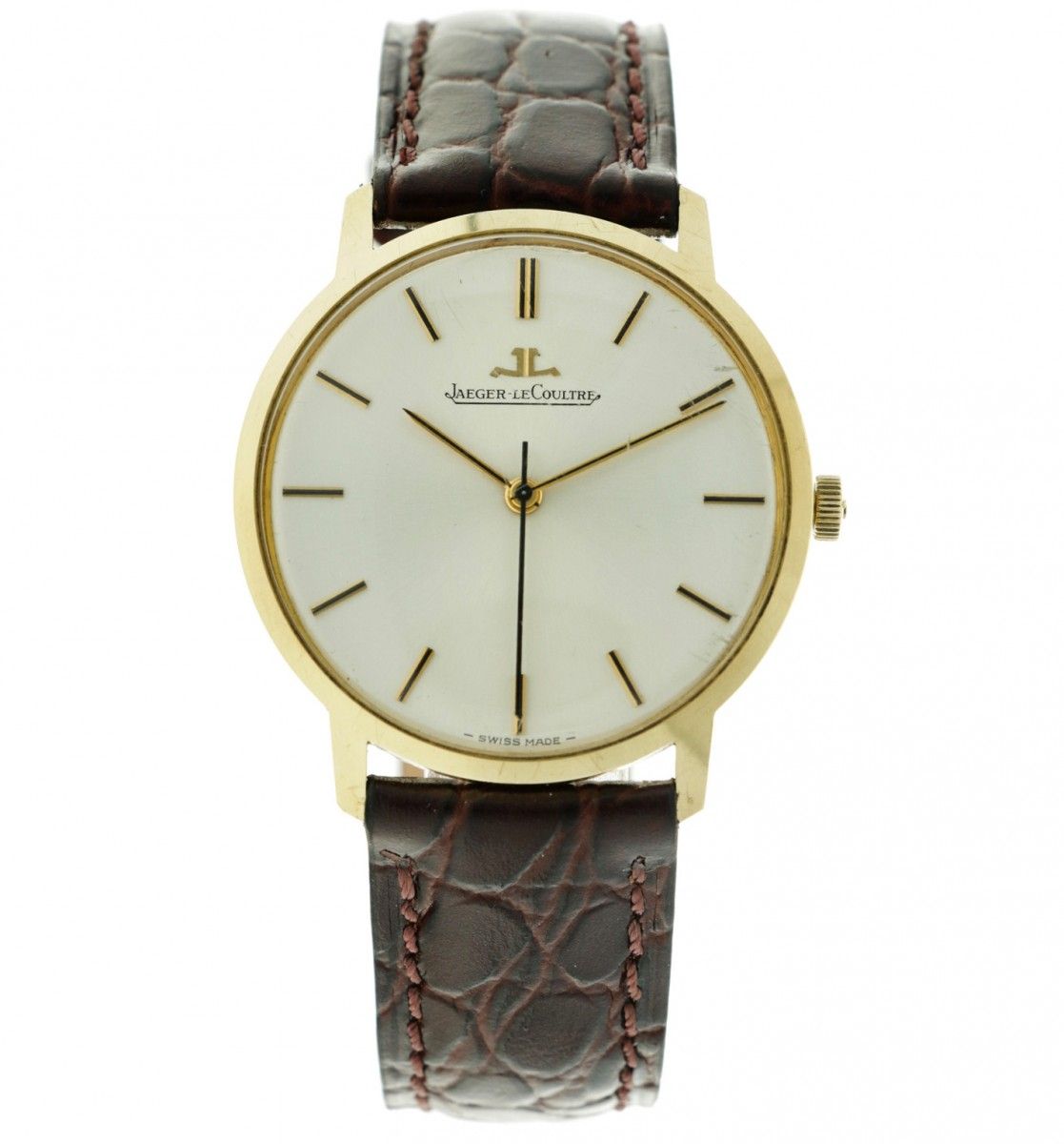Jaeger-LeCoultre - Men's watch - apprx. 1970. 表壳: 黄金（18K） - 表带: 皮革 - 手动上链 - 状态: &hellip;