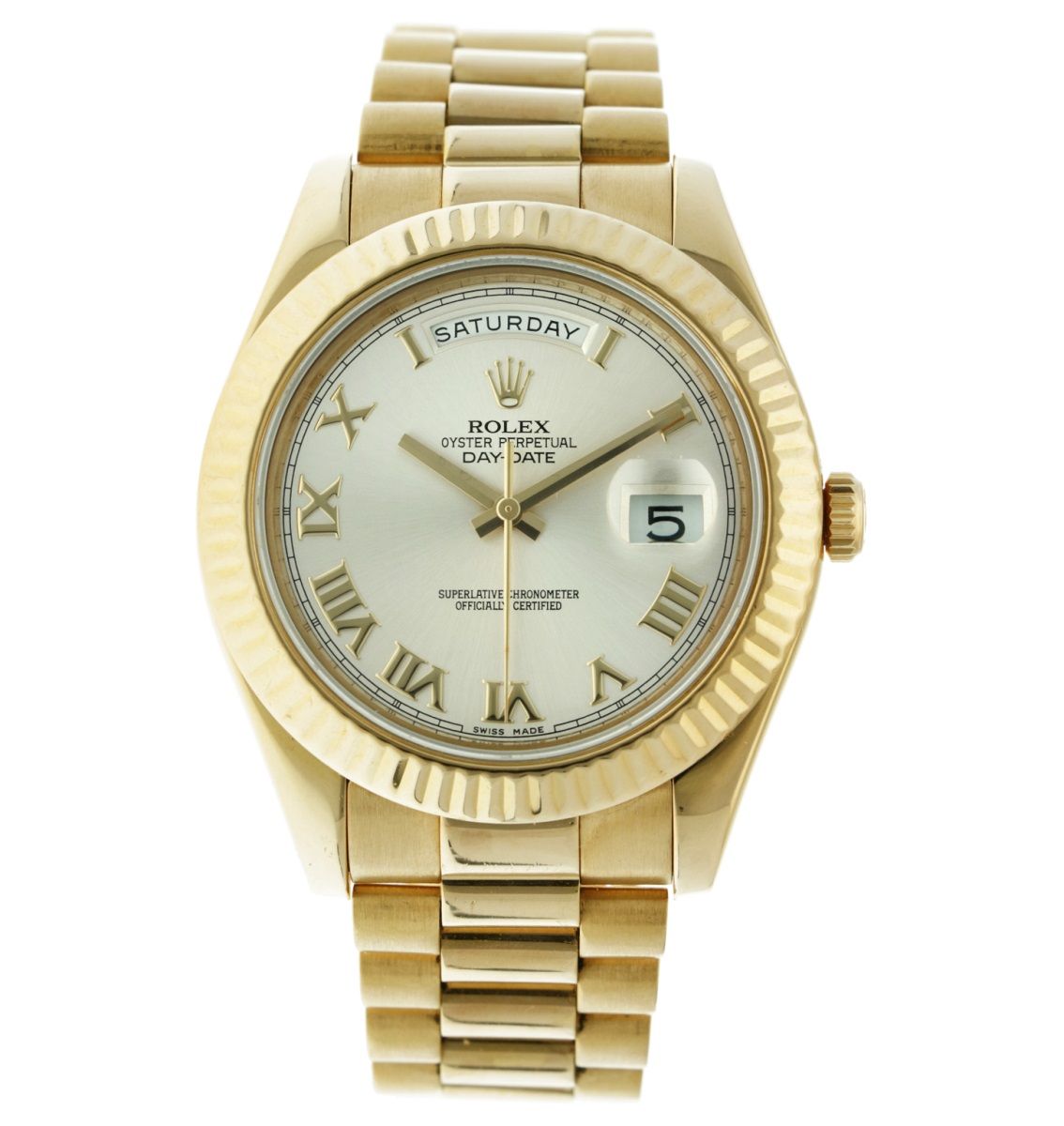Rolex Day-Date 218238 - Men's watch - apprx. 2011. Case: yellow gold (18 kt.) - &hellip;