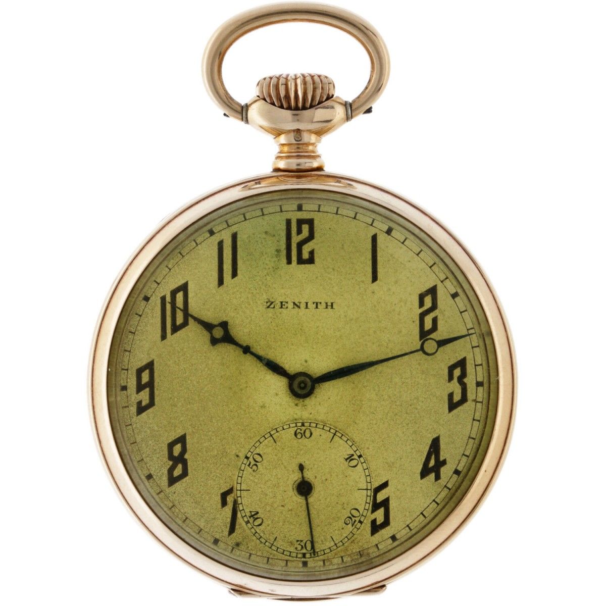 Zenith Lever Escapement - Men's pocket watch - apprx. 1900. 表壳：黄金（14K） - 手动上链 - &hellip;