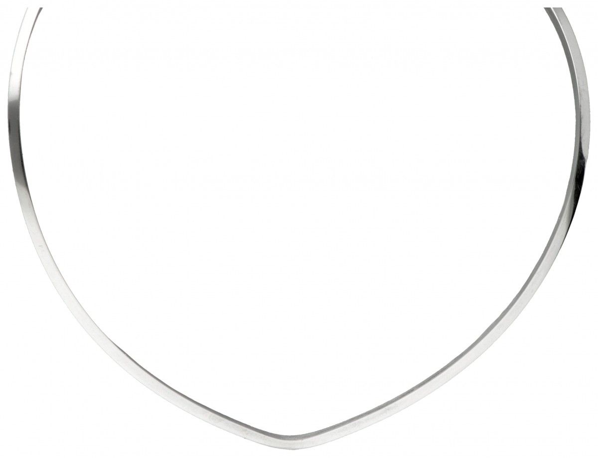 Silver Georg Jensen no.A1A modernist necklace - 925/1000. Marchi: 1915 / 1927 ma&hellip;