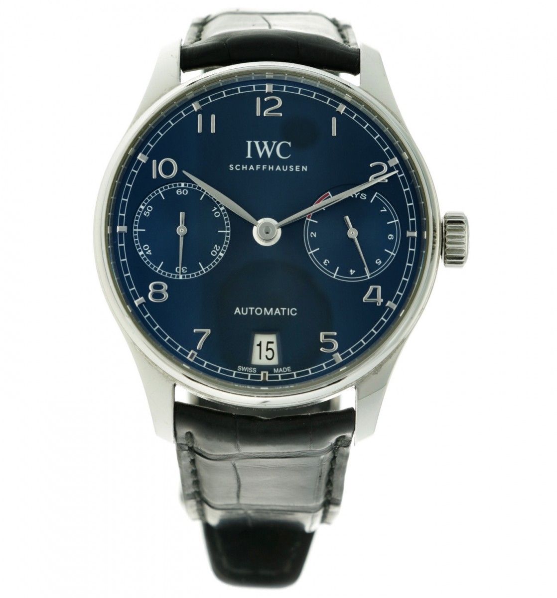 IWC Portugieser 7 Days IW500710 - Men's watch - 2019. Case: steel - strap: leath&hellip;