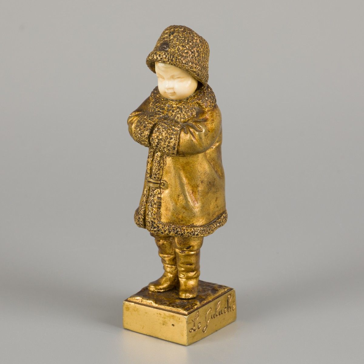 Joseph de Guluche (Plourivo (Côtes-d'Armor) 1849 - 1915 Villejuif), a bronze sta&hellip;