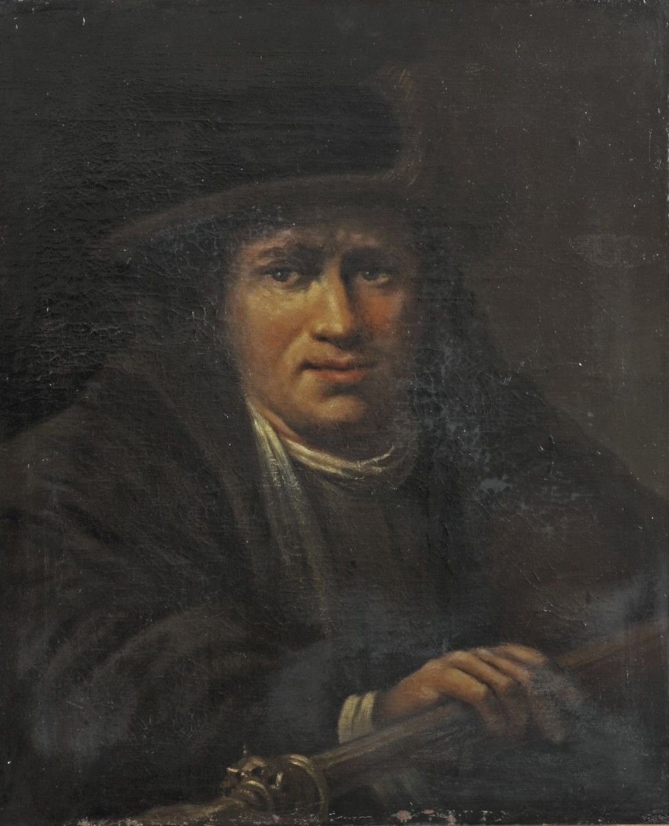After Arent de Gelder (Dordrecht 1645 – 1727), Portrait of a man with halberd, a&hellip;