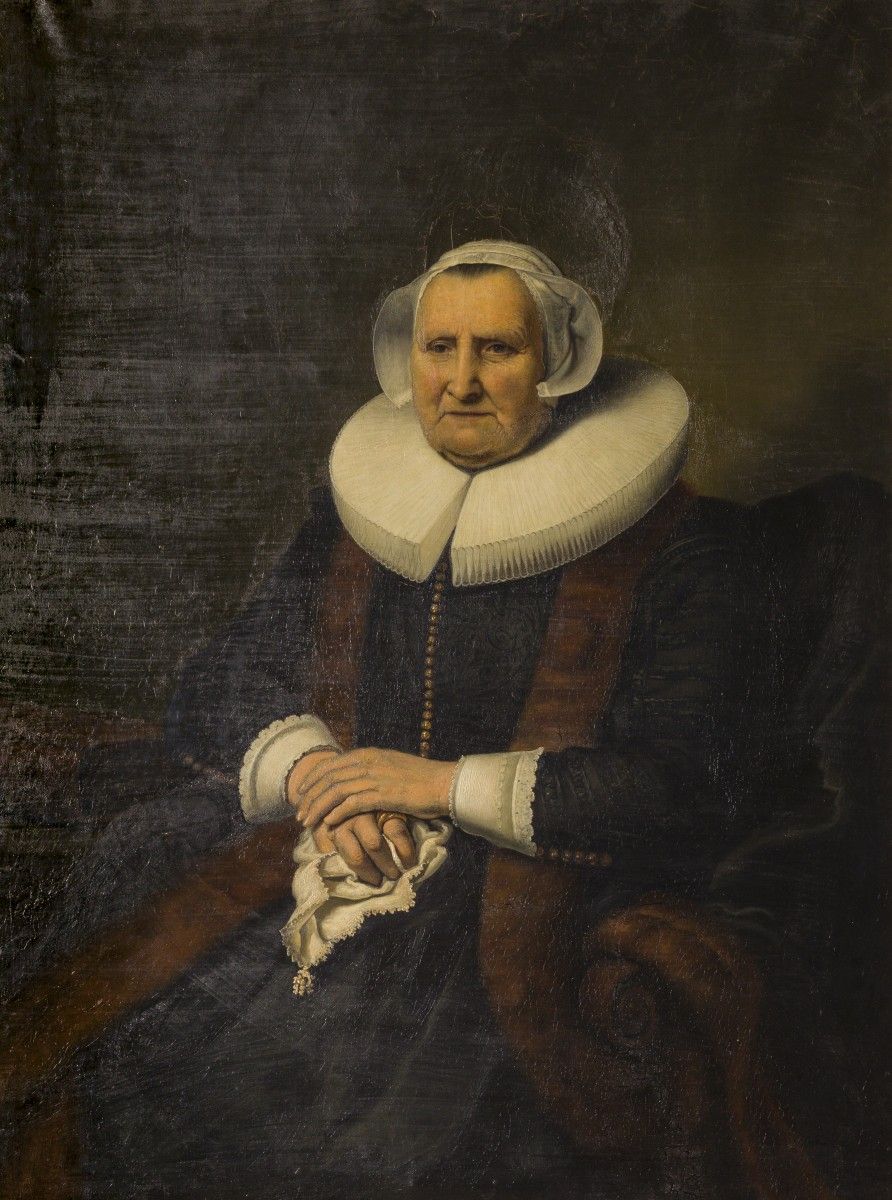 After Ferdinand Bol (Dordrecht 1616 - 1680 Amsterdam), Portrait of an elderly la&hellip;