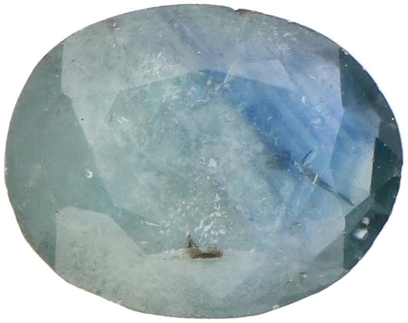 GLI Certified Natural Sapphire Gemstone 2.95 ct. 切工:椭圆形混合，颜色：蓝色，重量：2.95克拉。(10.30&hellip;