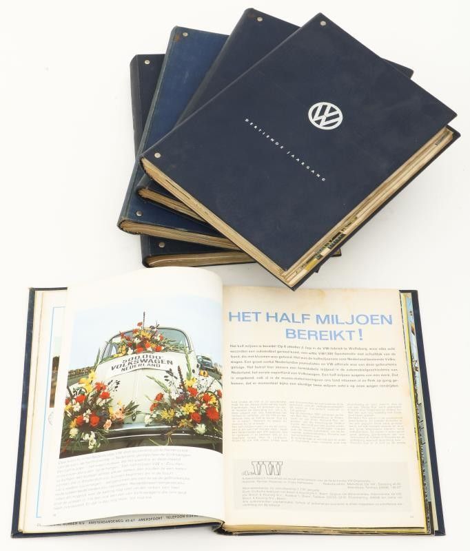 A lot consisting of (5) books containing bundled monthly vol. Of Volkswagen, 196&hellip;