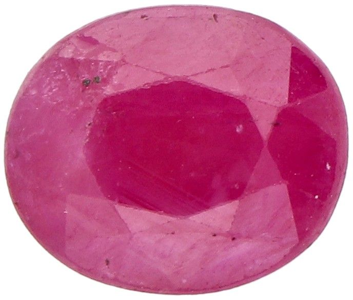 IDT Certified Natural Ruby Gemstone 3.00 ct. Taille : Ovale Mixte, Couleur : Rou&hellip;