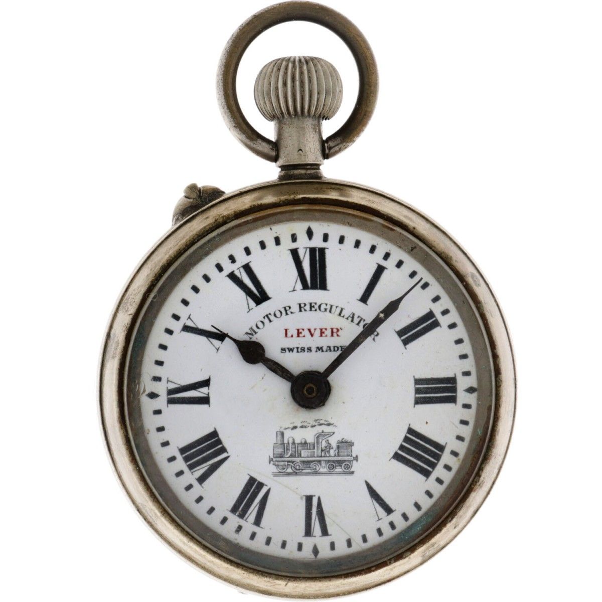 Motor Regulator Anchor-Escapement - Men's pocketwatch - approx. 1900. Boîtier : &hellip;