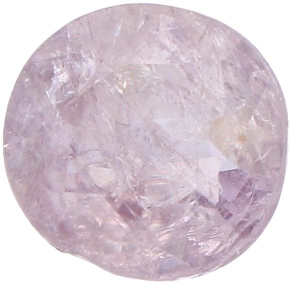 IDT Certified Natural Spinel Gemstone 2.43 ct. 切工:圆形混合，颜色：淡粉色，重量：2.43克拉。(4.76 x &hellip;