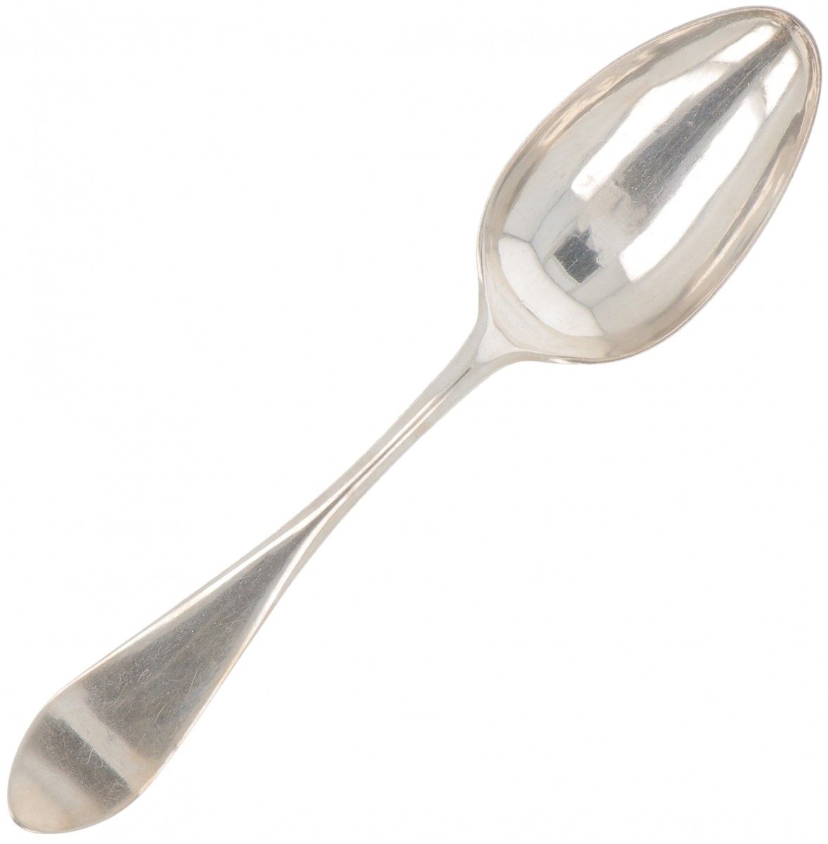 Spoon (Sweden Samuëll Gottfried Lange 1799) silver. Modello liscio. Svezia, Samu&hellip;