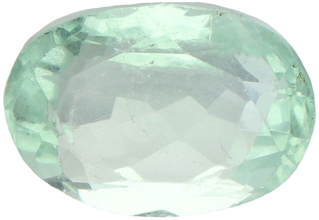 GJSPC Certified Natural Fluorite Gemstone 9.53 ct. Cut: Oval Mixed, Color: Very &hellip;
