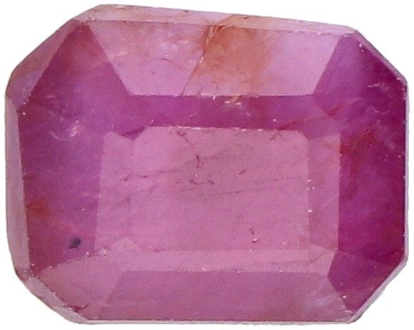 ITLGR Certified Natural Ruby Gemstone 2.42 ct. Taille : Octogone/Pas, Couleur : &hellip;