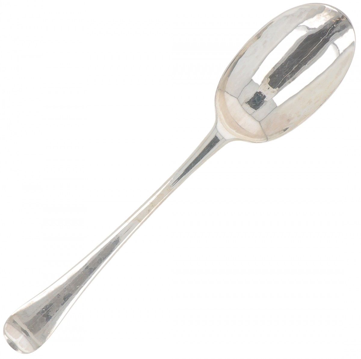 Spoon (London Henry Morris 1740) silver. 修长的模型。英国，伦敦，亨利-莫里斯，1740年，标记。狮子，制造者标记，豹头&hellip;