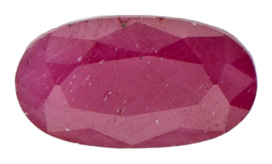 GJSPC Certified Natural Ruby Gemstone 2.93 ct. Cut: Oval Mixed, Color: Purplish &hellip;