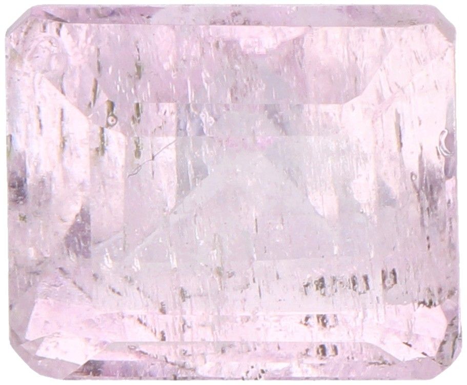 ITLGR Certified Natural Kunzite Gemstone 11.25 ct. Taille : Octogone/Pas, Couleu&hellip;