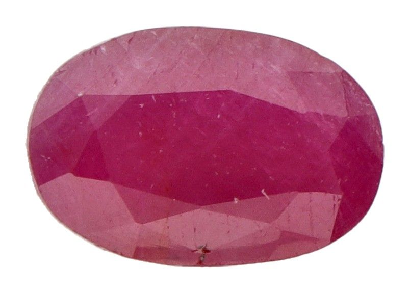 GJSPC Certified Natural Ruby Gemstone 2.79 ct. Cut: Oval Mixed, Color: Purplish &hellip;
