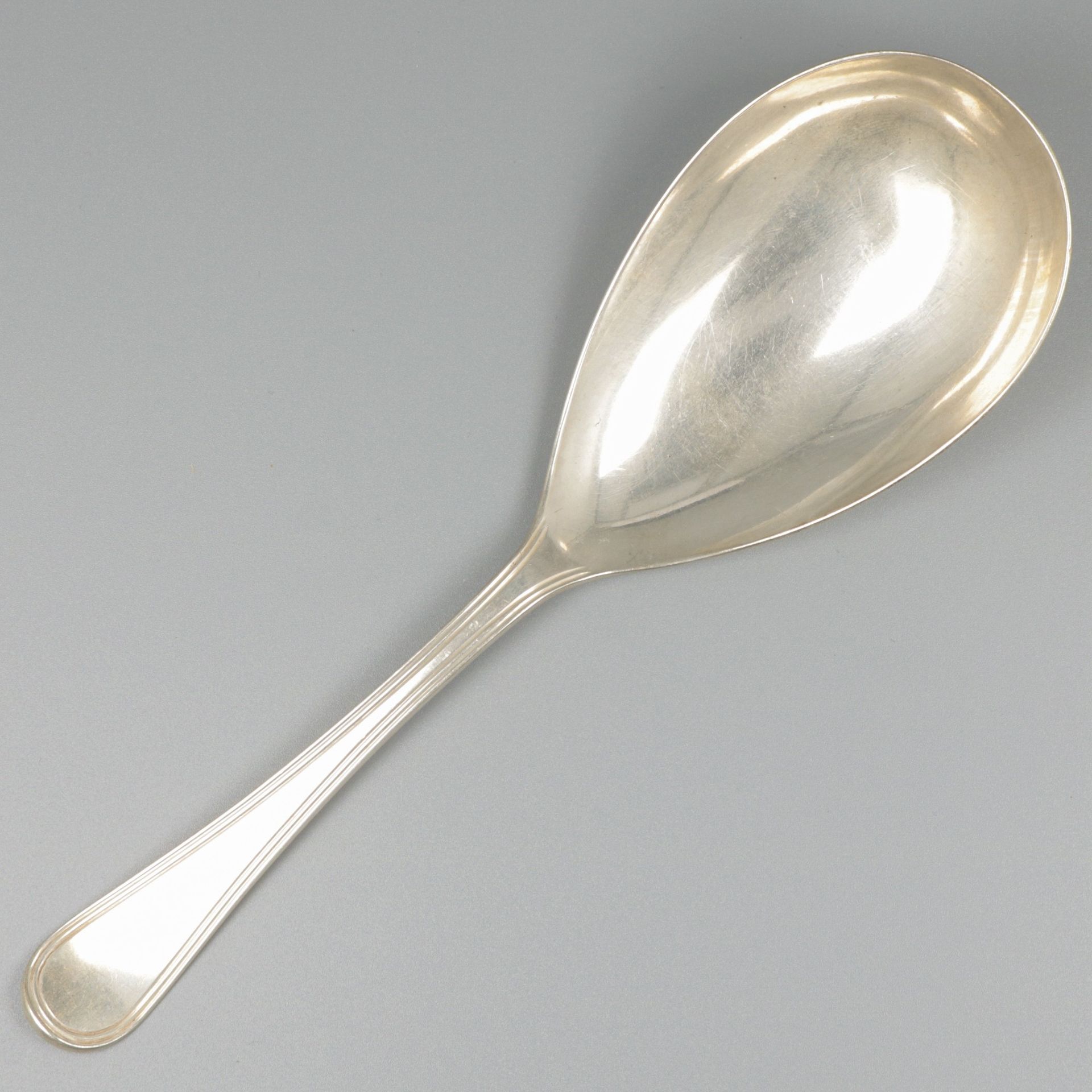 Rice spoon silver. "Hollands Rondfilet" or Dutch Round Filet. The Netherlands, A&hellip;