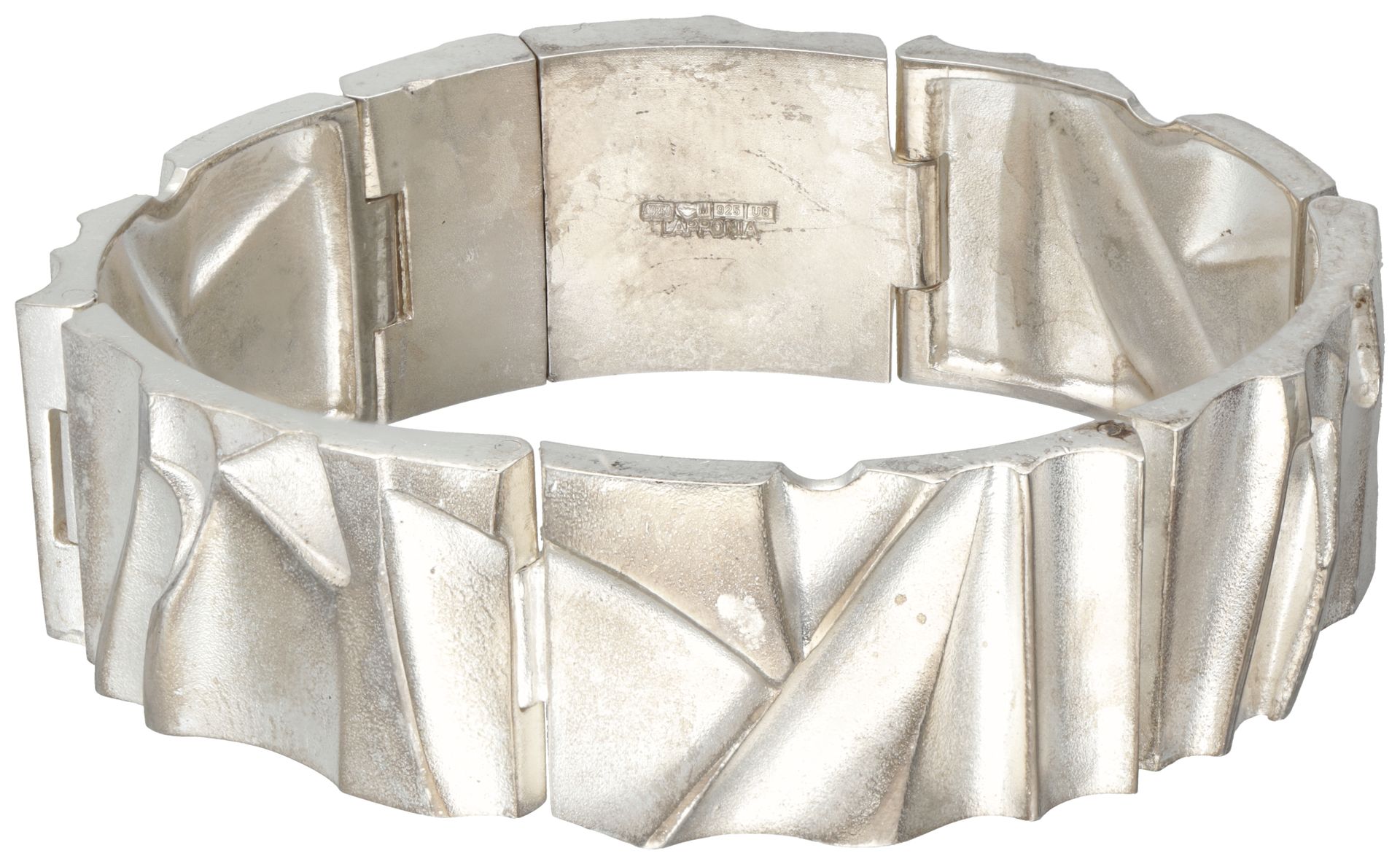 Sterling silver 'Cataract' bracelet by Finnish designer Björn Weckström for Lapp&hellip;