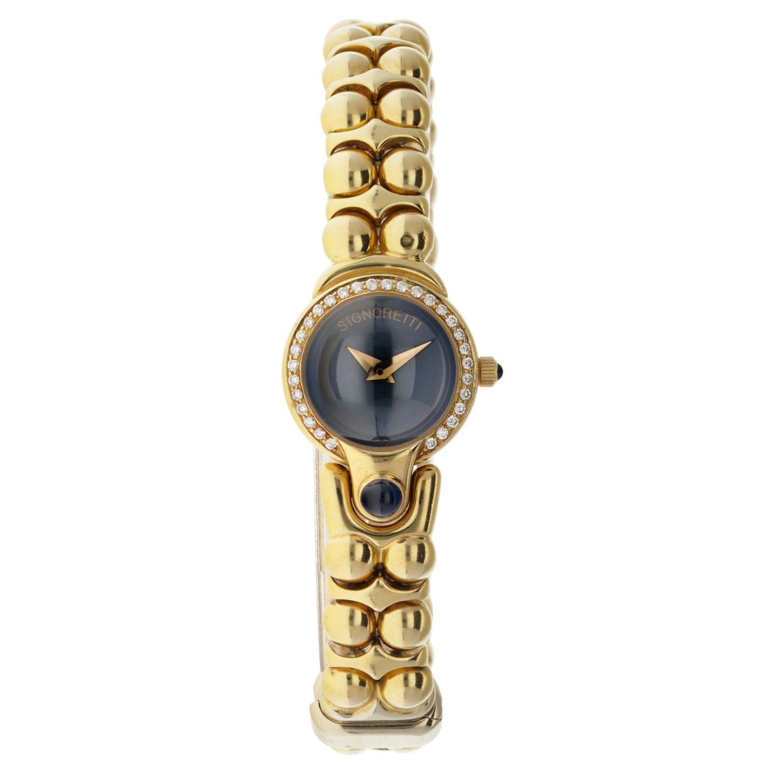 Signoretti OR 11/12 - Ladies watch. Boîtier : or jaune (18 kt.) - bracelet : or &hellip;