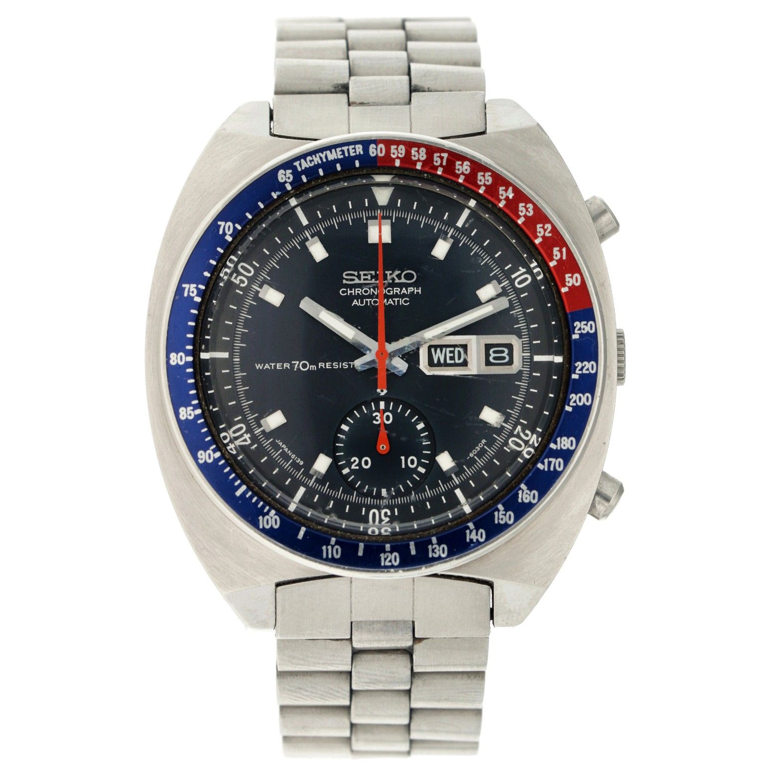 Seiko Pogue Pepsi 6139-6002 - Men's watch - approx. 1975. 表壳: 钢 - 表带: 钢 - 自动上链 -&hellip;