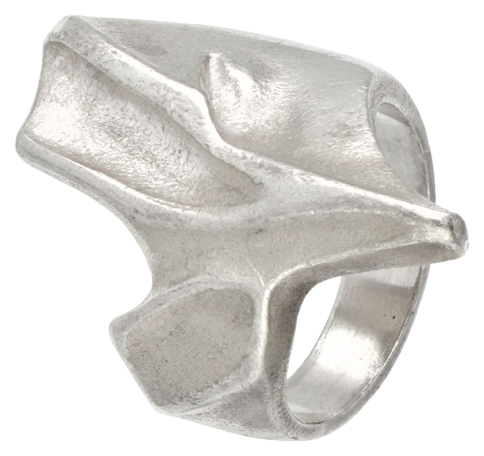 Sterling silver Finnish design Lapponia ring. 印记：925，拉波尼亚。戒指尺寸：17.25毫米/54毫米。重量：1&hellip;
